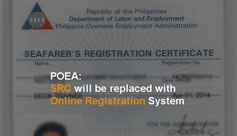 poea reg|poea seafarer registration online.